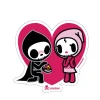 Adios & Ciao Ciao Together Forever Die Cut Sticker