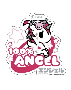 100% Angel Die Cut Sticker