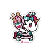 Bunny Sundae Die Cut Sticker