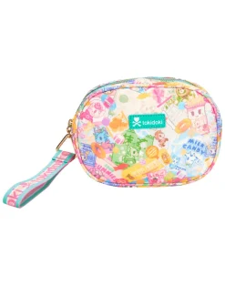 Candy Craze Round Zip Pouch Wristlet