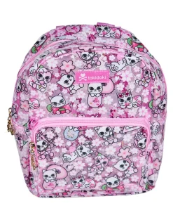 Cherry Blossom Cats Clear Mini Backpack
