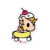 Cherry Top Unicorno Die Cut Sticker