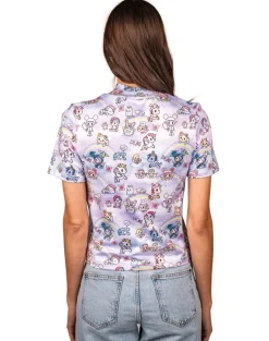 Heavenly Ribbed Collar Tee