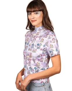 Heavenly Ribbed Collar Tee