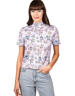Heavenly Ribbed Collar Tee