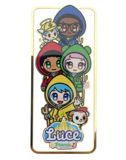 Luce and Friends Metal Bookmark
