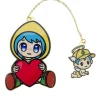 Luce Heart and Iubi Metal Chain Bookmark