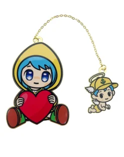 Luce Heart and Iubi Metal Chain Bookmark