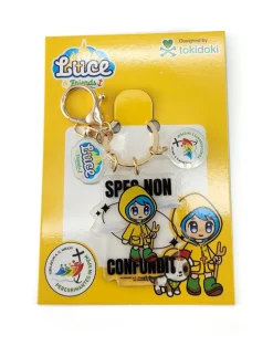 Luce 'Hope does not Disappoint' Acrylic Keychain