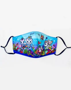 Merlion Reusable Mask (Adult Size - sizes may vary 2 ~ 3 cm)