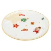 Merry and Bright 8" Ceramic Plates - Set of two
