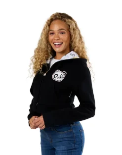 Peace & Bears Cropped Hoodie