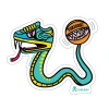 Sneaker Snake Die Cut Sticker