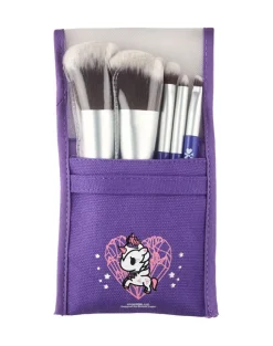 The Crème Shop x tokidoki Digital Princess Mini Travel Brush Set