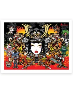 Tiger Warrior Art Print
