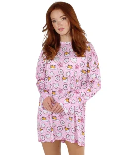 tokidoki x gudetama Go Donuts Long Sleeve Dress