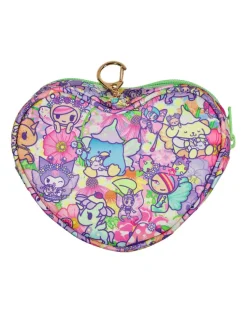 tokidoki x Hello Kitty and Friends Butterfly Garden Clear Heart Coin Purse