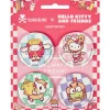 tokidoki x Hello Kitty and Friends Fast Food Collection 4 Button Set