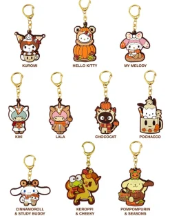 tokidoki x Hello Kitty and Friends Pumpkin Spice Rubber Keychain Blind Box