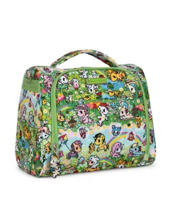tokidoki x JuJuBe Be Charged + Insulated Bottle Bag + Zealous Backpack Meadow Blooms Bundle