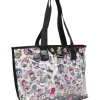 tokidoki x Kuromi & My Melody Garden Party Clear Zip Tote Bag