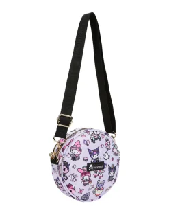tokidoki x Kuromi & My Melody Garden Party Round Small Crossbody