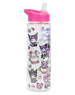 tokidoki x Kuromi & My Melody Garden Party Water Bottle