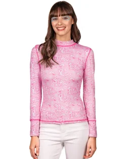 Windy Mock Neck Long Sleeve